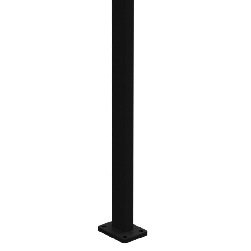 Barr Fencing Base Plated Post 1280mm – Black