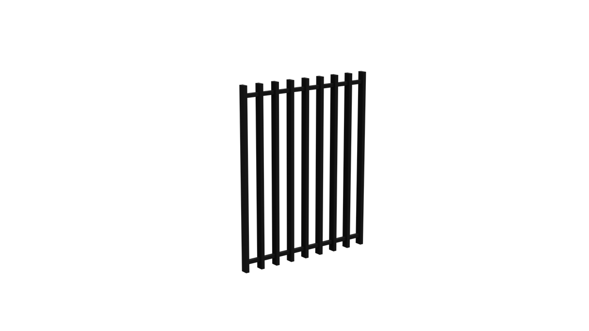 Barr Fencing Gate 975W X 1200H – Black
