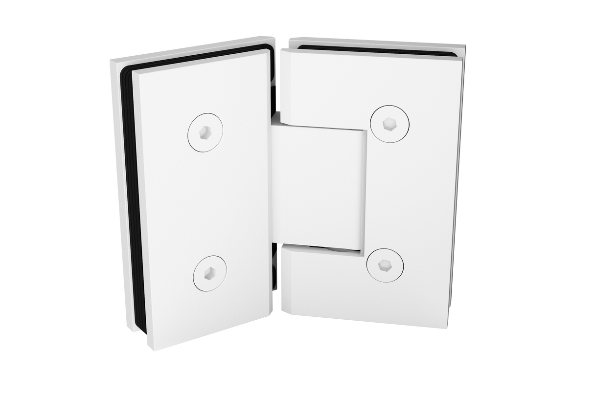 Purity Shower Screens 135° Glass To Glass Hinge – Various Finishes