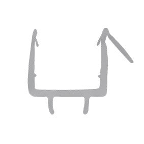 Purity PVC Under Door Seal With 3mm Fins – Various Sizes