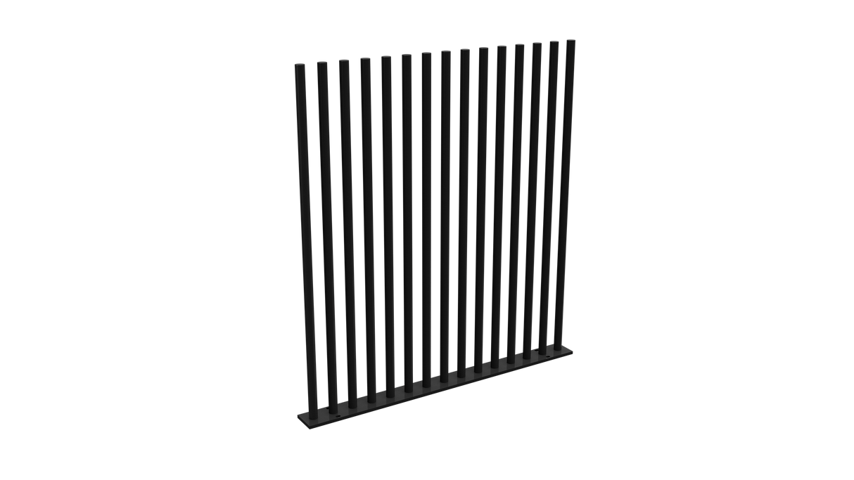 PIK Fencing Panel – 1200W X 1280H – Black