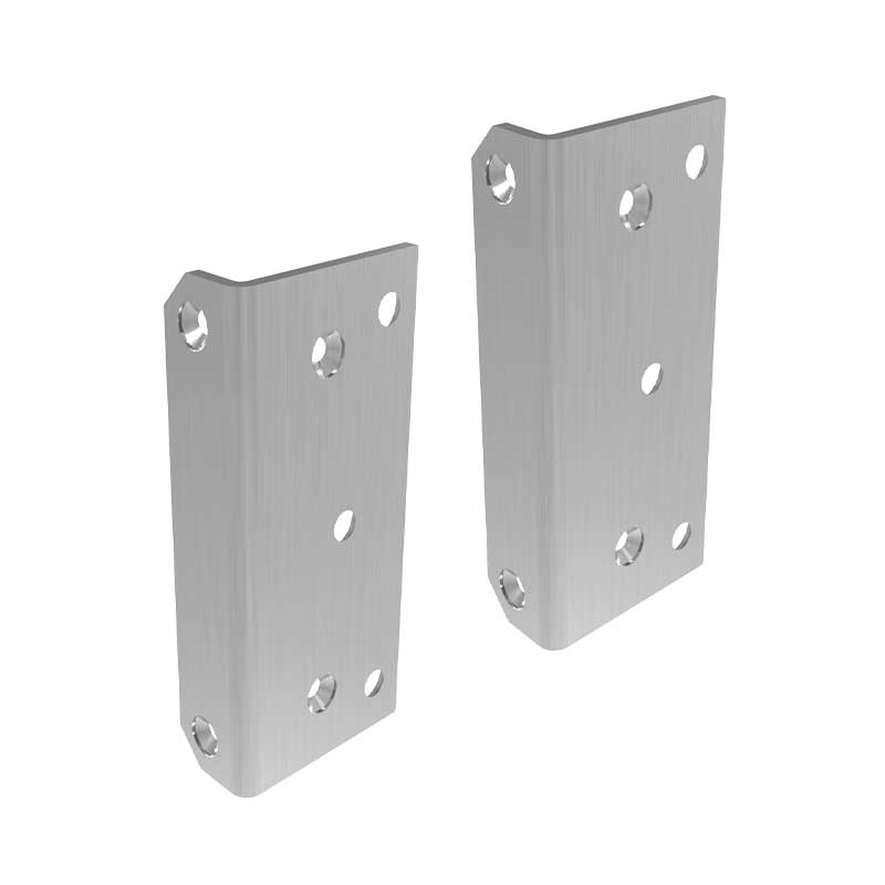 Polaris Glass To Square Post Backing Plates, 125 Series – Various Finishes