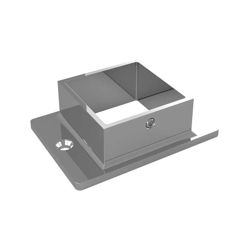Square 50.8mm, Oblong Flange – Various Finishes