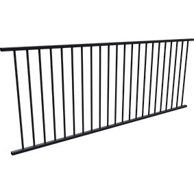 Panel, 900mm H – Black