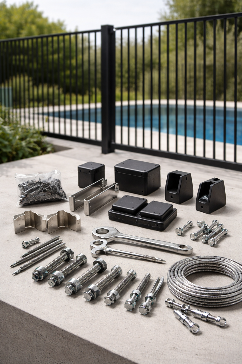 Durable Fencing Hardware - Fixings & Components | Blitz Glass