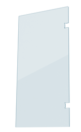 Frameless Glass Pool Fencing Hinge Panel – 12mm, Multiple Widths (Polaris Or Atlantic Range)