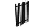 Blade Fencing Gate – 975W X 1200H – Black