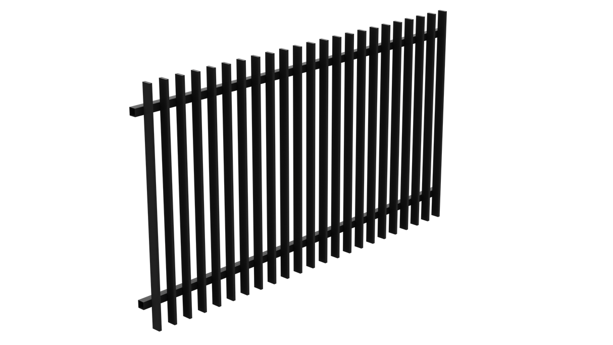 Blade Fencing Panel – 2200W X 1200H – Black