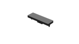 Blade Fencing Top Cap – 50 X 16mm – Aluminium – Black