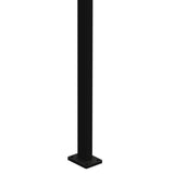 Barr Fencing Base Plated Post 1280mm – Black