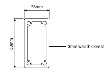 Barr Fencing Post 1800mm – White