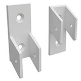 Barr Fencing Raking C Bracket Kit – 4 Pack – White