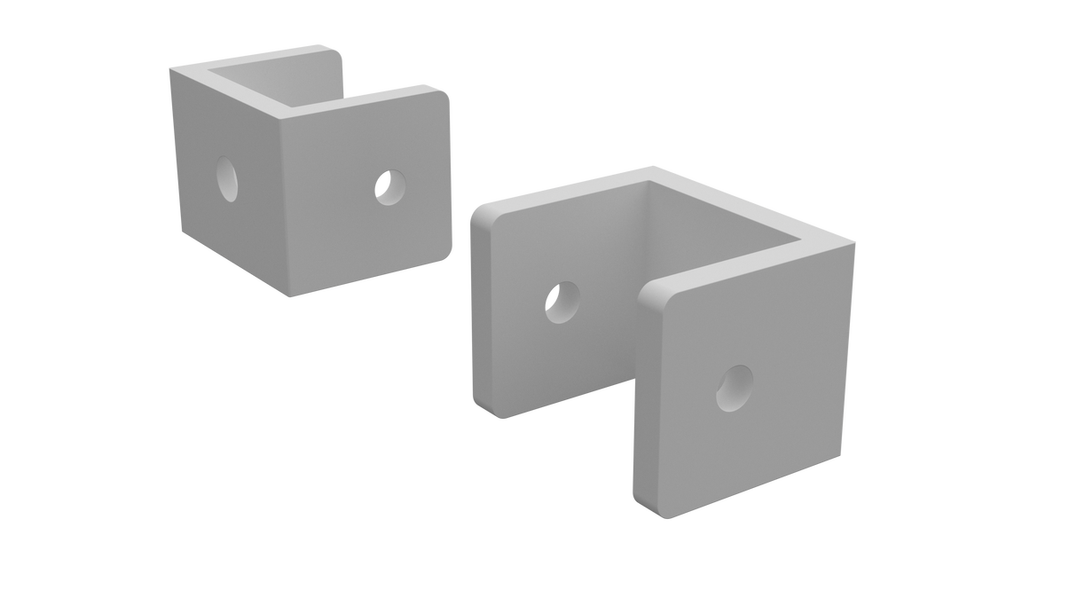 Barr Fencing C Bracket 25mm – 4 Pack – White
