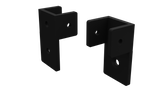 Barr Fencing Extended C Bracket 60mm – 4 Pack – Black