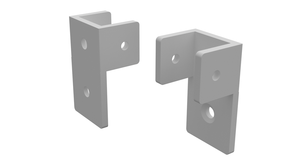 Barr Fencing Extended C Bracket 60mm – 4 Pack – White