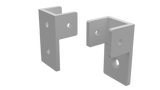 Barr Fencing Extended C Bracket 60mm – 4 Pack – White