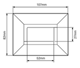 Barr Fencing 2 Part Domical Cover – White