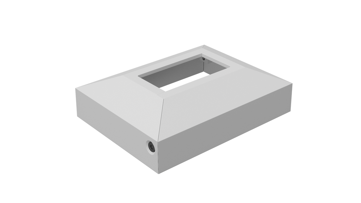 Barr Fencing 2 Part Domical Cover – White