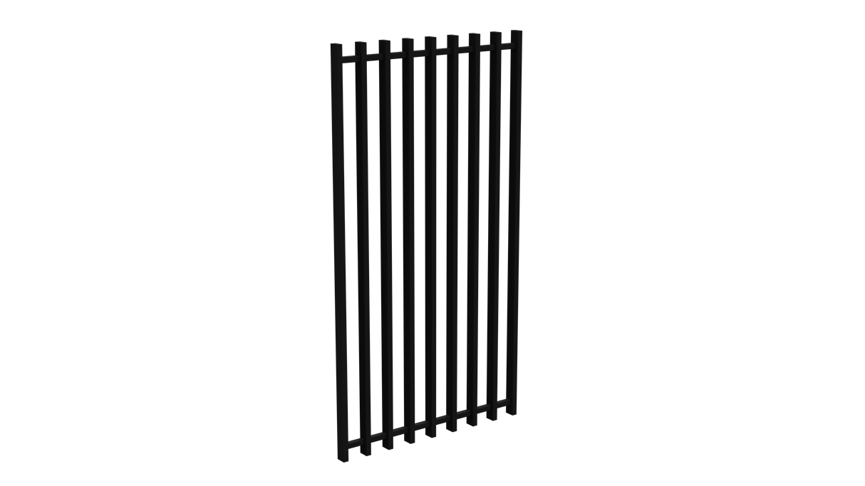 Barr Fencing Gate 975W X 1800H – Black