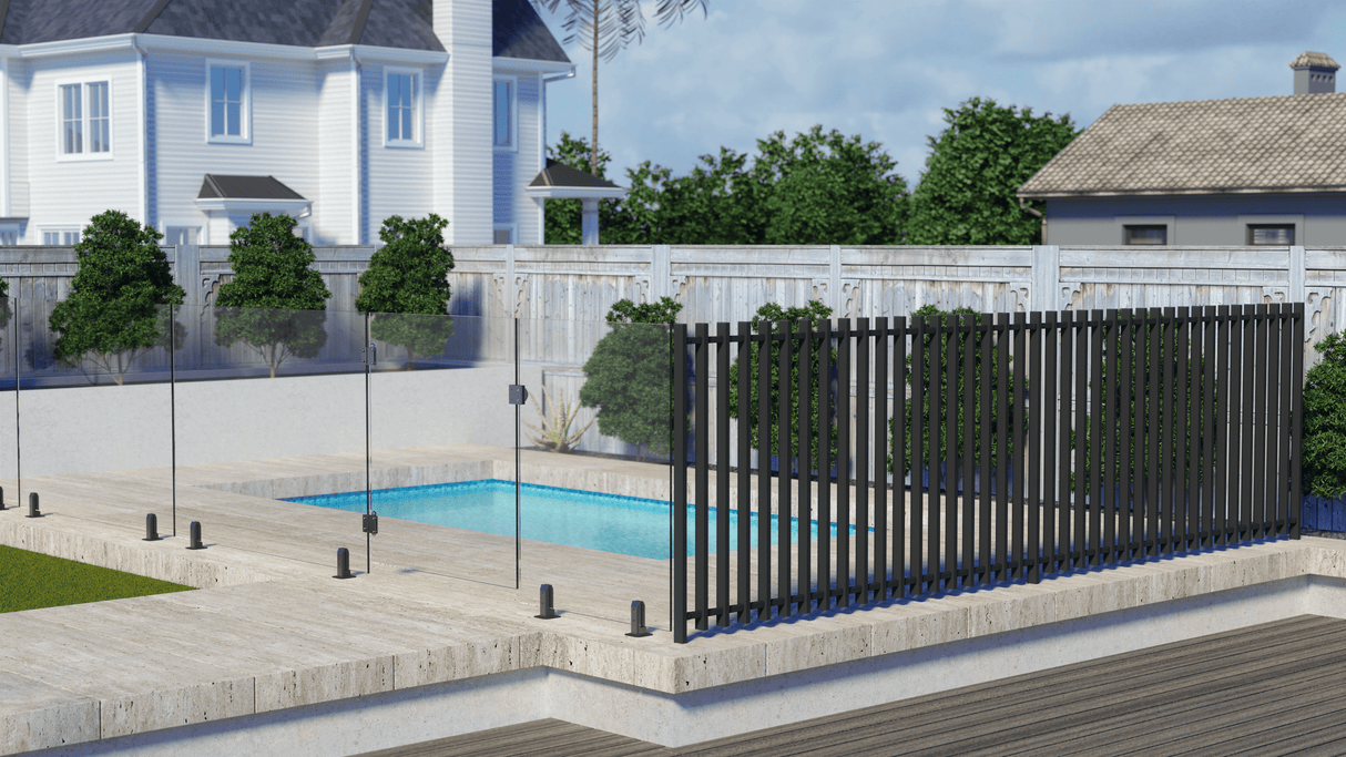 Barr Fencing Gate Converter 1200H – Pair – Black