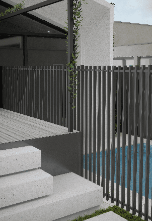 Barr Fencing Aluminium Top Cap 50 X 25mm – Black