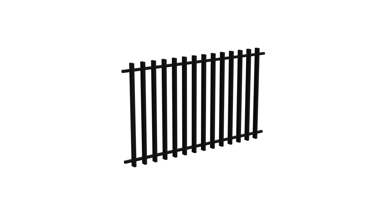 Barr Fencing Panel 1733W X 1000H – Black