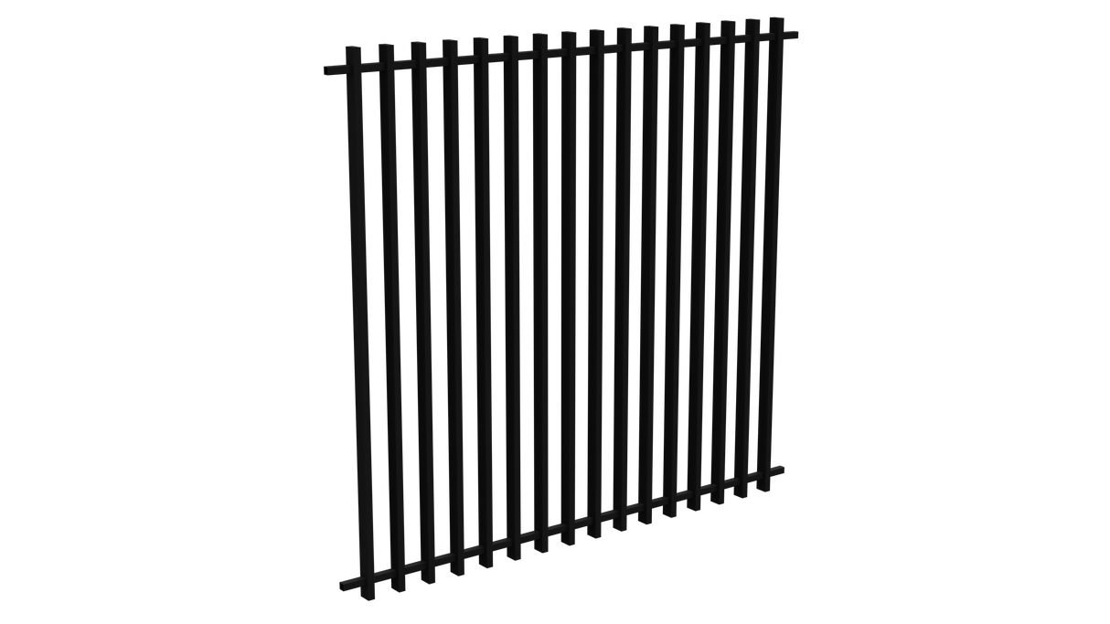 Barr Fencing Panel 1969W X 1800H – Black