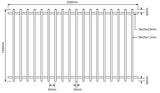 Barr Fencing Panel 2205W X 1200H – Black