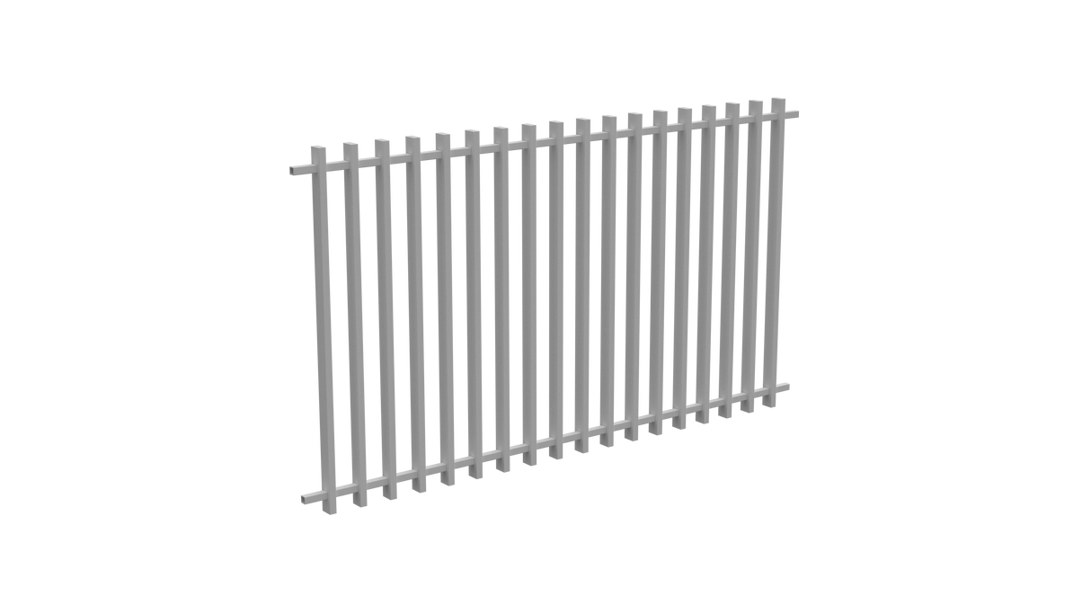 Barr Fencing Panel 2205W X 1200H – White