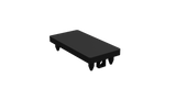 Barr Fencing Aluminium Top Cap 50 X 25mm – Black