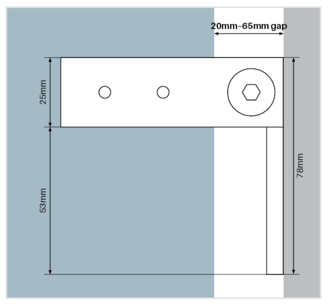 Rigi Clamp-Wall Mount – Various Finishes