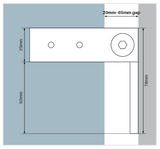 Rigi Clamp-Wall Mount – Various Finishes