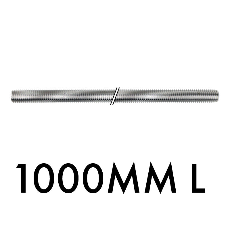 Thread Rod Glass 1000mm Threaded Rod – Blitz Glass