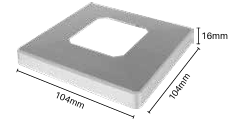 Madrid Deluxe Square Slimline Domical Cover – Various Finishes
