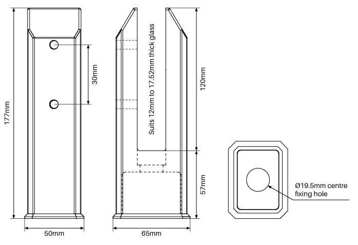 Madrid Deluxe 2205 Stainless Steel Spigots, Top Fix Spigots – Various Finishes