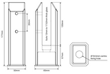 Madrid Deluxe 2205 Stainless Steel Spigots, Top Fix Spigots – Various Finishes