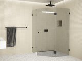 Purity Shower Screens 135° Glass To Glass Hinge – Various Finishes
