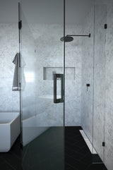 Purity Shower Screens 180° Glass To Glass Hinge – Various Finishes
