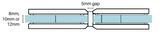 Purity Shower Screens 180° Glass To Glass Heavy Duty Hinge – Various Finishes
