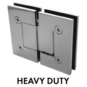 Purity Shower Screens 180° Glass To Glass Heavy Duty Hinge – Various Finishes