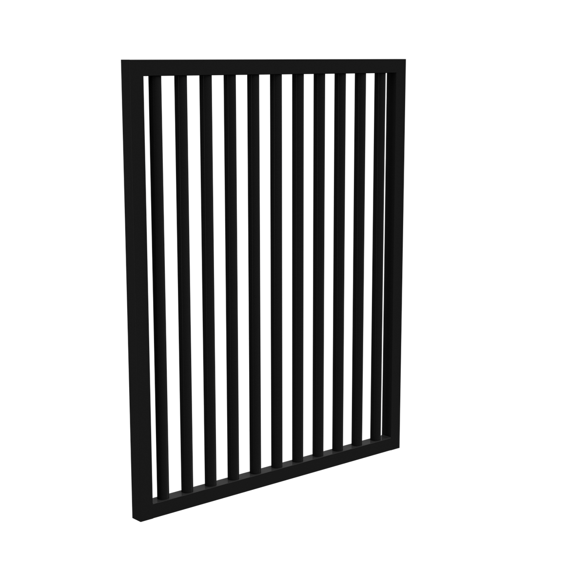 Pik Gate PIK Fencing Gate – 975W x 1200H – Black | Blitz Glass