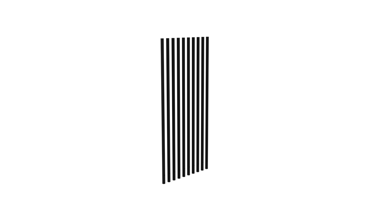 PIK Fencing Picket Kit – 1600H – Black