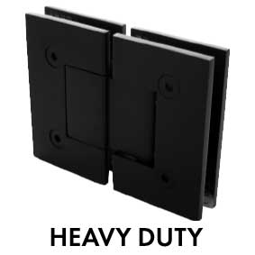 Purity Shower Screens 180° Glass To Glass Heavy Duty Hinge – Various Finishes