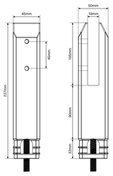 Madrid Pool Core Drill Spigot 2205 Stainless Steel – Various Finishes
