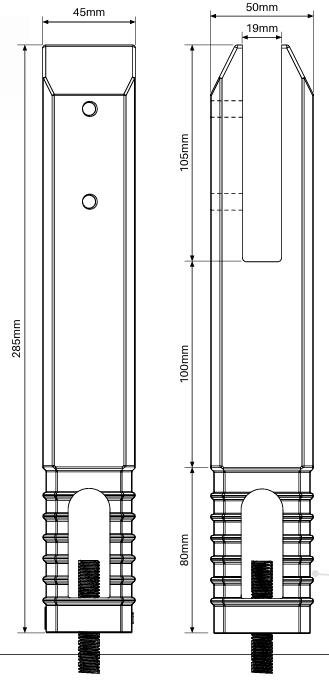 Madrid Pool Extended Spigot – Various Finishes