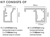 Perf Frame Kit – Various Finishes