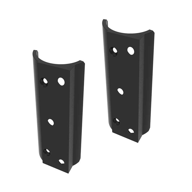 Polaris Glass To Round Post Backing Plates, 125 Series – Various Finishes