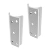 Polaris Glass To Round Post Backing Plates, 125 Series – Various Finishes