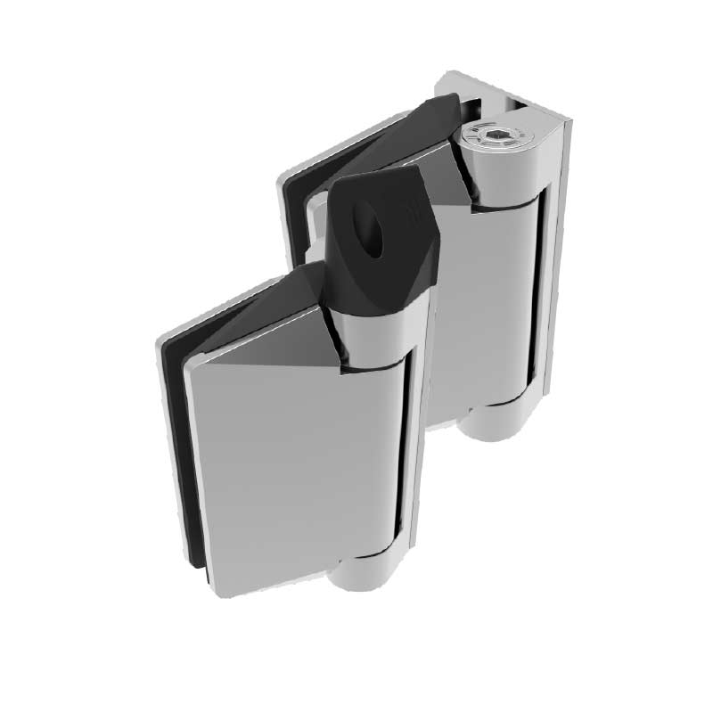 Polaris Glass To Wall Hinge Set. 125 Series – Various Finishes