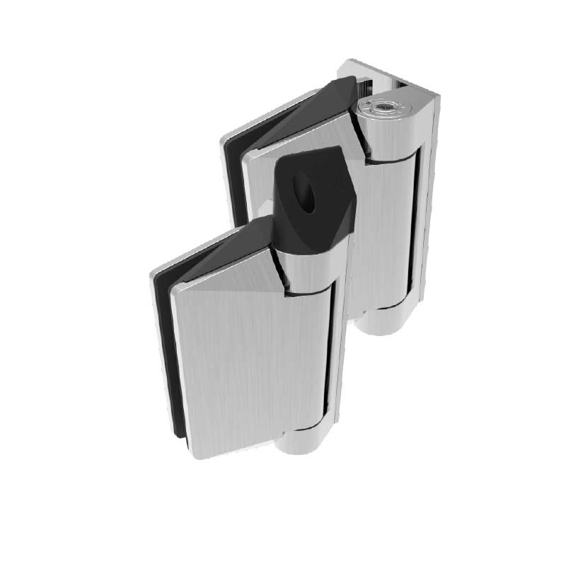 Polaris Glass To Wall Hinge Set. 125 Series – Various Finishes